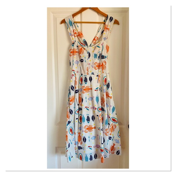 Dangerfield Dresses & Skirts - Revival by Dangerfield Lobster Pin Up Dress